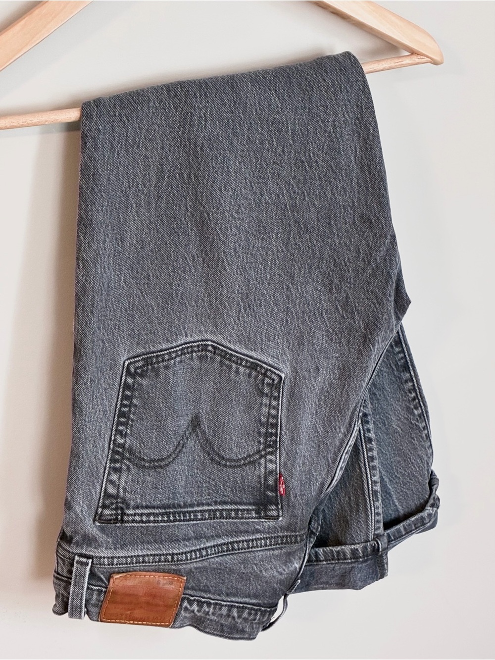 Levi’s Premium 501s - Washed Black Distressed 30w 32 length